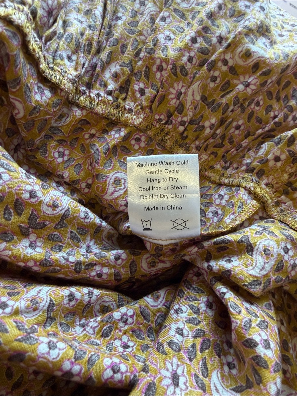 XIRENA Lennox Dress Honeysuckle Puff Sleeve Button Front Midi Brown Sz S - Picture 13 of 15